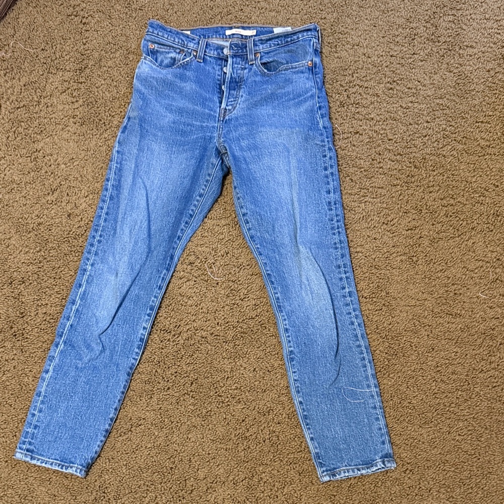 Levi's Blue Straight Leg Women's Jeans